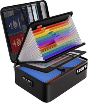 Portable Home Office Travel File Organizer
